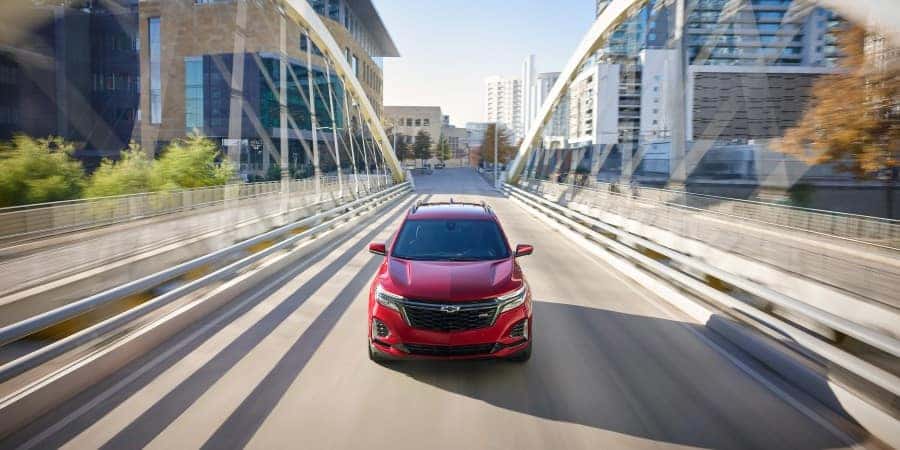 A red 2022 Chevrolet Equinox | El Dorado Chevrolet in McKinney, Texas