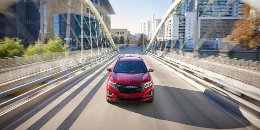 A red 2022 Chevrolet Equinox RS | El Dorado Chevrolet in McKinney, Texas