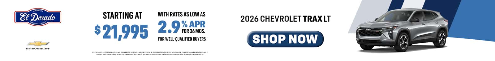 El-Dorado-Chevrolet—May-26—Offers—Trax—1600X200