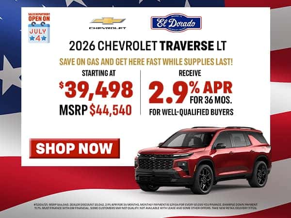 2026 Chevrolet Traverse LT