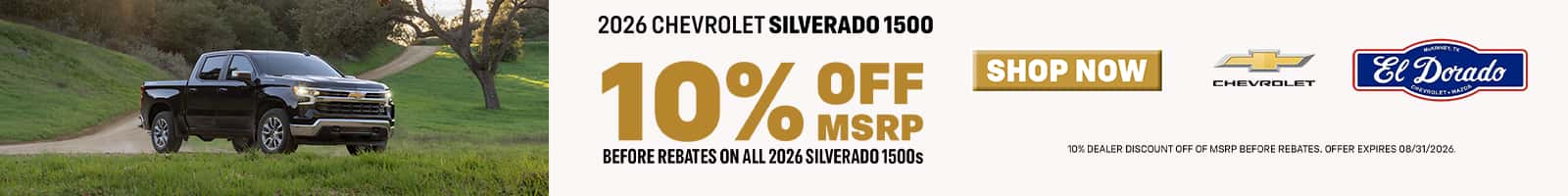 El-Dorado-Chevrolet—Aug-26—Offers—Silverado-1500—1600X200