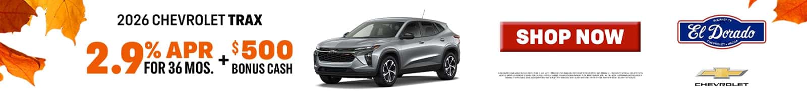 $500 Bonus cash + 2.9% APR
