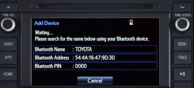 Bluetooth toyota new arrivals