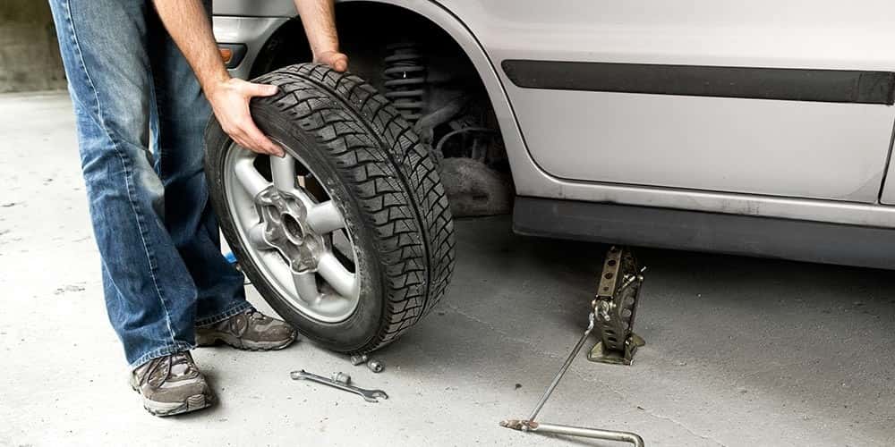 Changing a tire