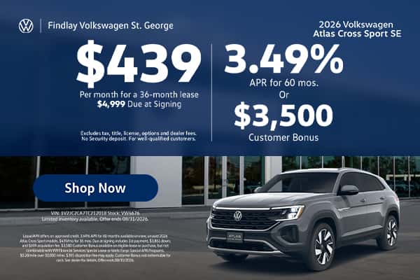 2026 New VW Atlas Cross Sport