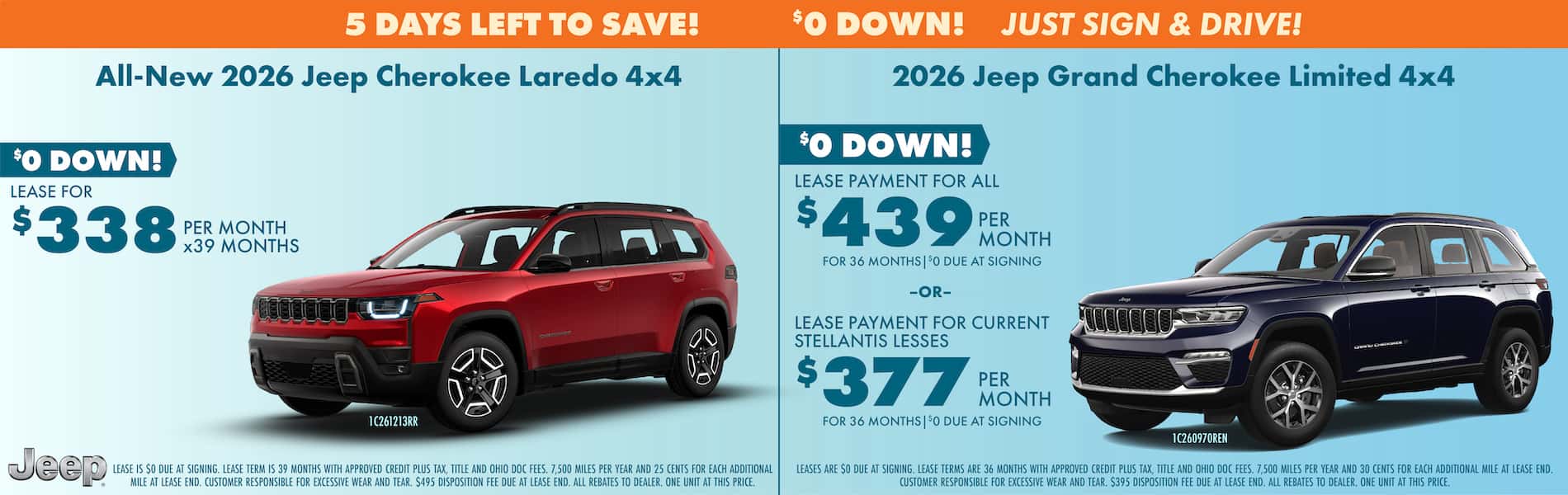 lease jeep