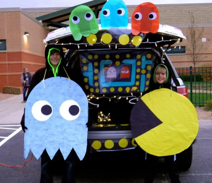 Trunk Or Treat Carstume Ideas Groove Honda   Pacman 