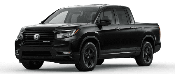 2023 Honda Ridgeline Black Edition trims in black