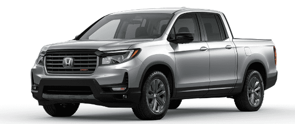 2023 Honda Ridgeline Sport Trims in Silver