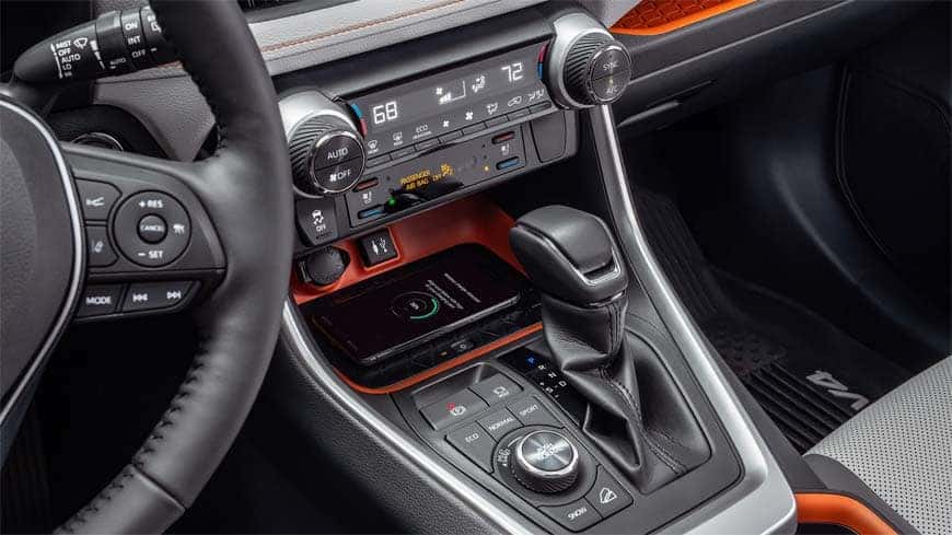Toyota RAV4 Interior console