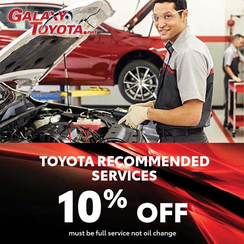Toyota Service Specials Coupons In Eatontown Galaxy Toyota