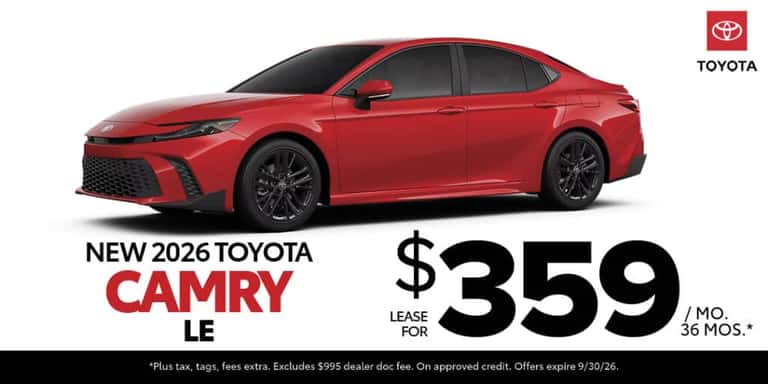 <b>New 2026 Camry LE </b>