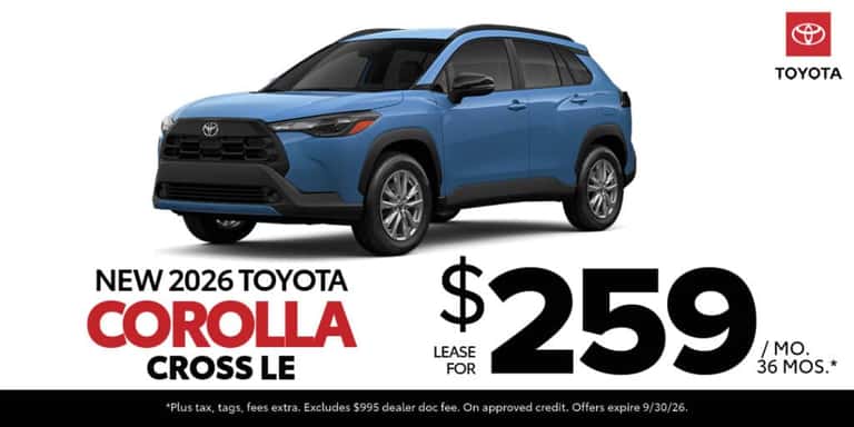 <b>New 2026 Toyota Corolla Cross LE AWD</b>