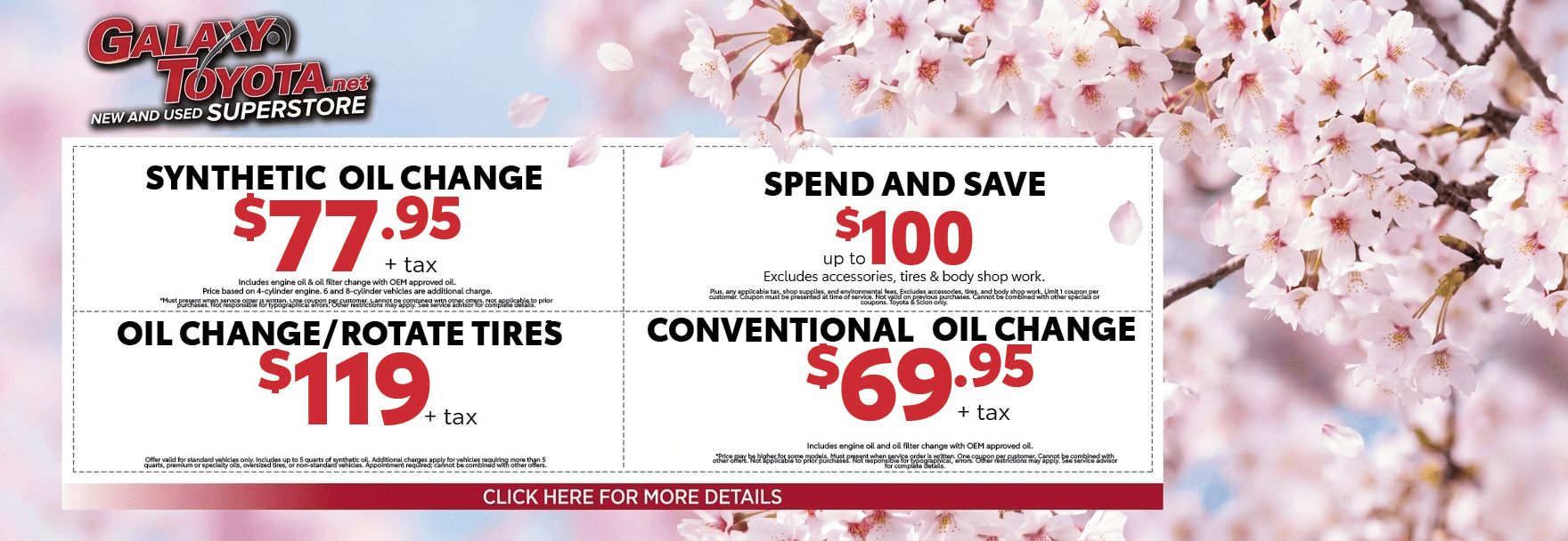 SERVICE SPECIALS