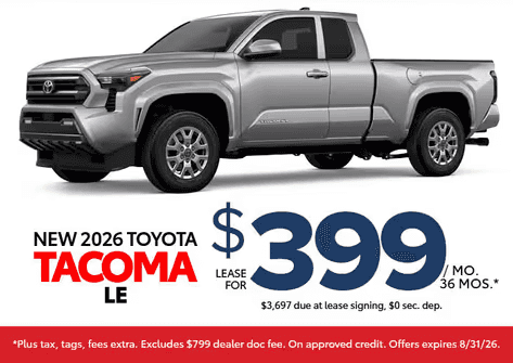<b>2026 TACOMA SR5 4x4</b>