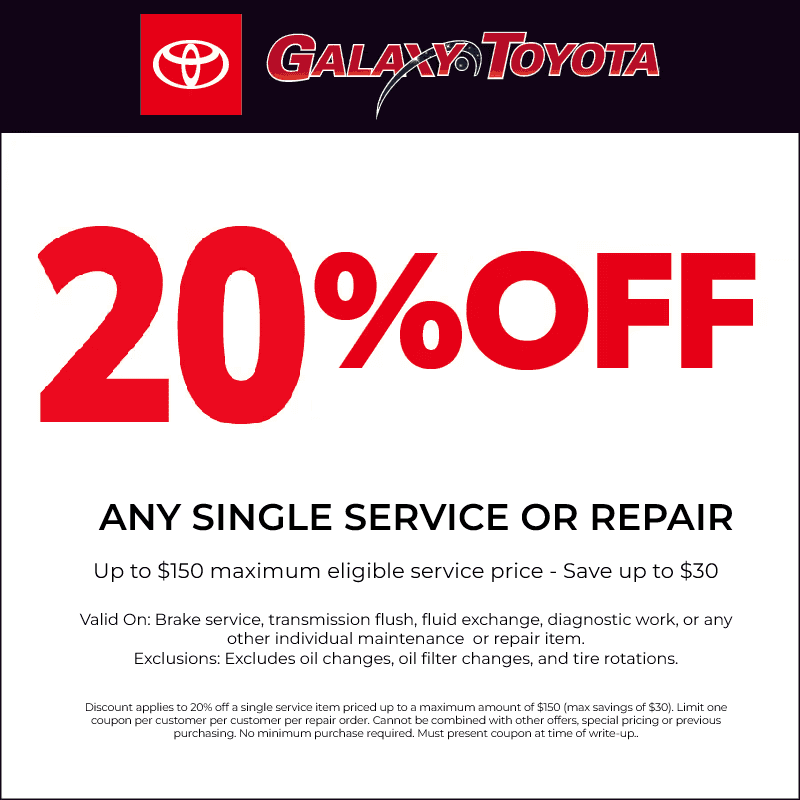 20% off Any Single Service Or Repair