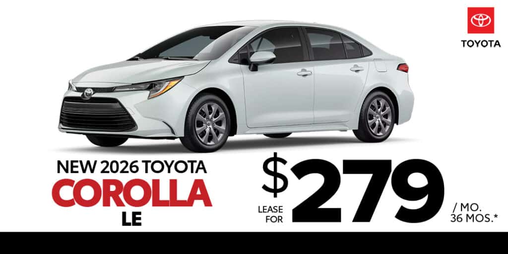 <b>New 2026 Corolla LE FWD</b>
