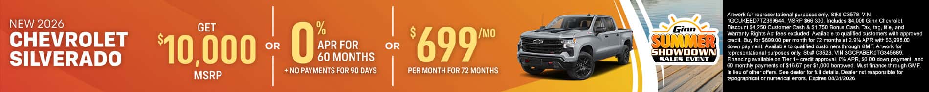 Chevy Silverado offer
