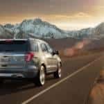 2017 Ford Explorer Driving in Mountains