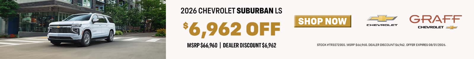 Graff-Chevrolet—Aug-26—Offers—Suburban—1600X200