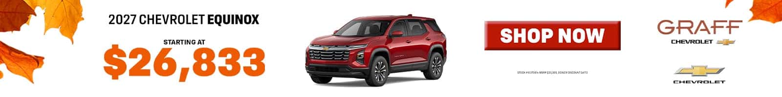 2027 Equinox starting at $26,833
