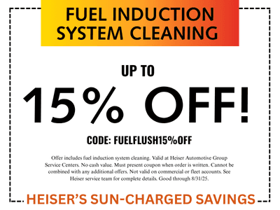 Summer 2025 Fuel Induction System Cleaning