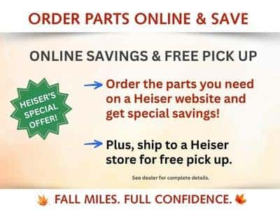 Order parts online and save