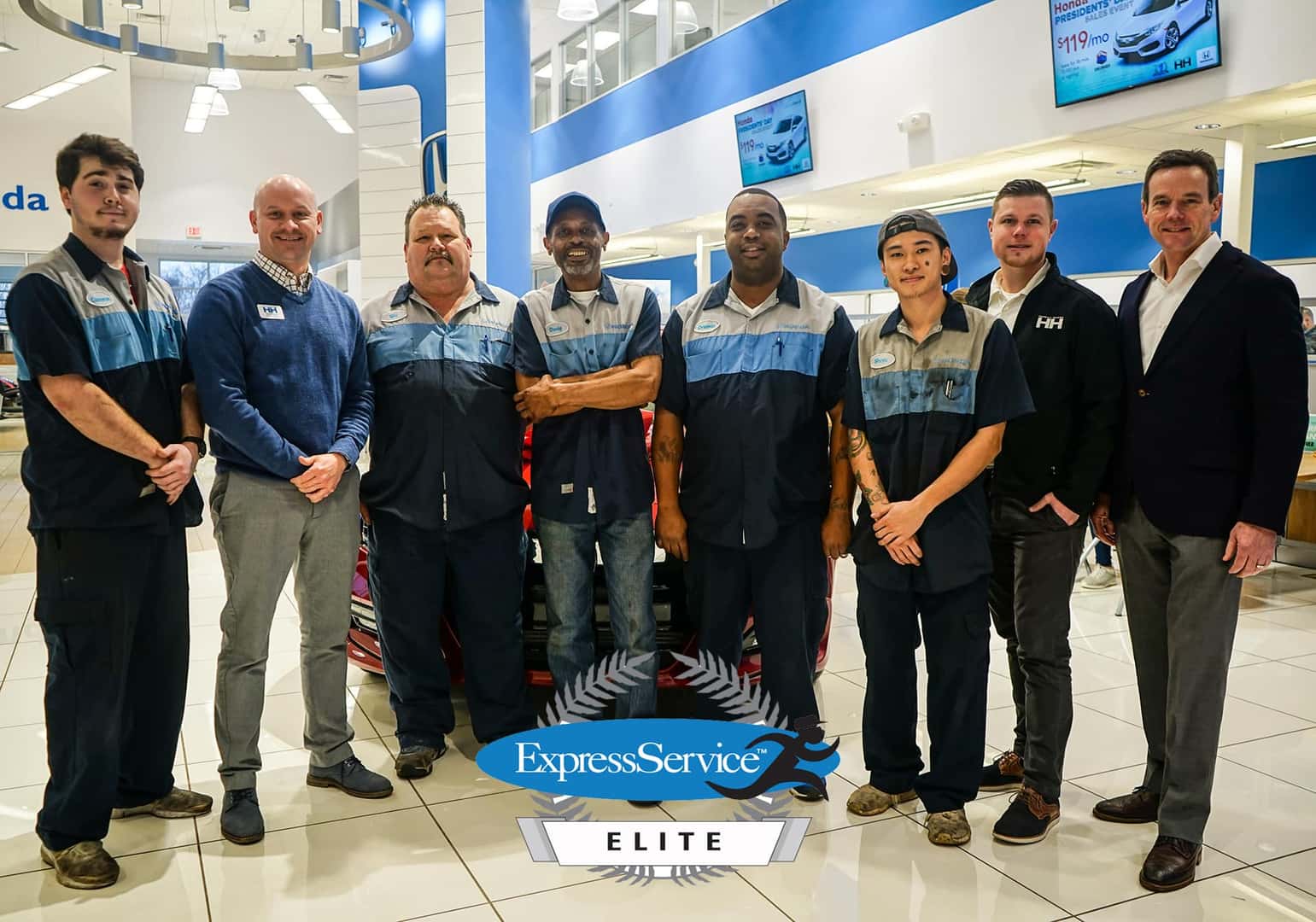 Express Service Elite Award, Holmes Honda, Honda Service