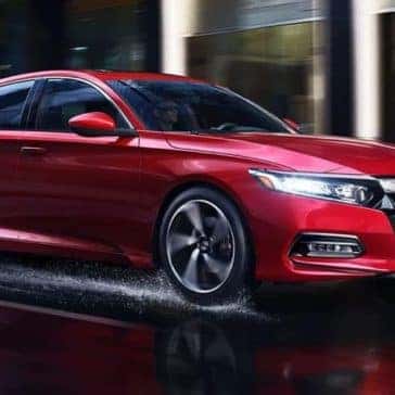 2019 Honda Accord In The Rain