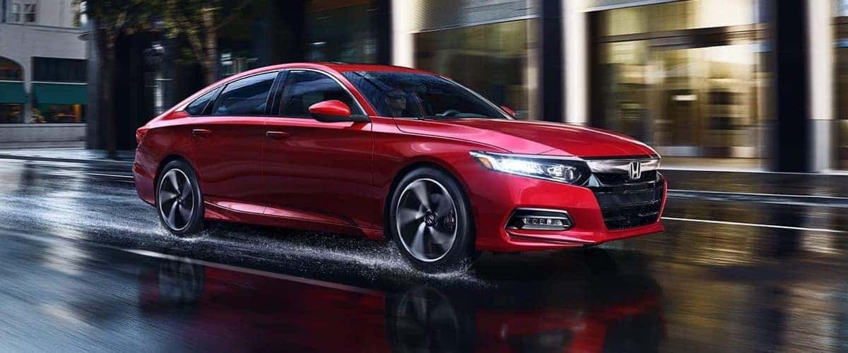 2019 Honda Accord In The Rain