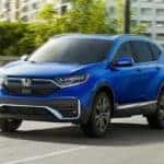 blue 2020 Honda CR-V