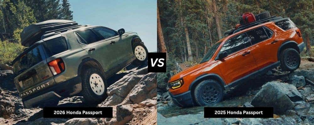 2026 honda passport vs 2025 passport