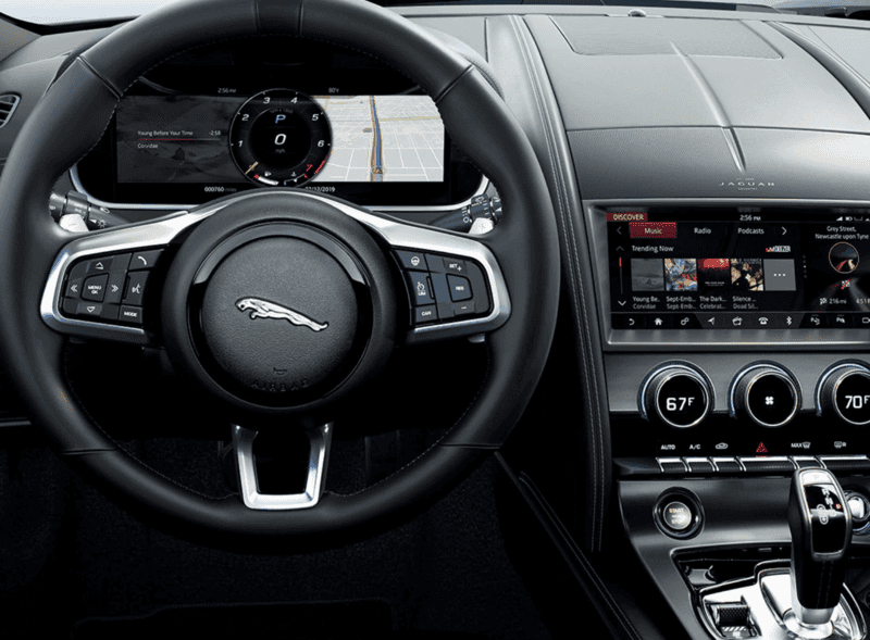 jaguar f type interior