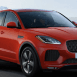 2020 red Jaguar E-PACE