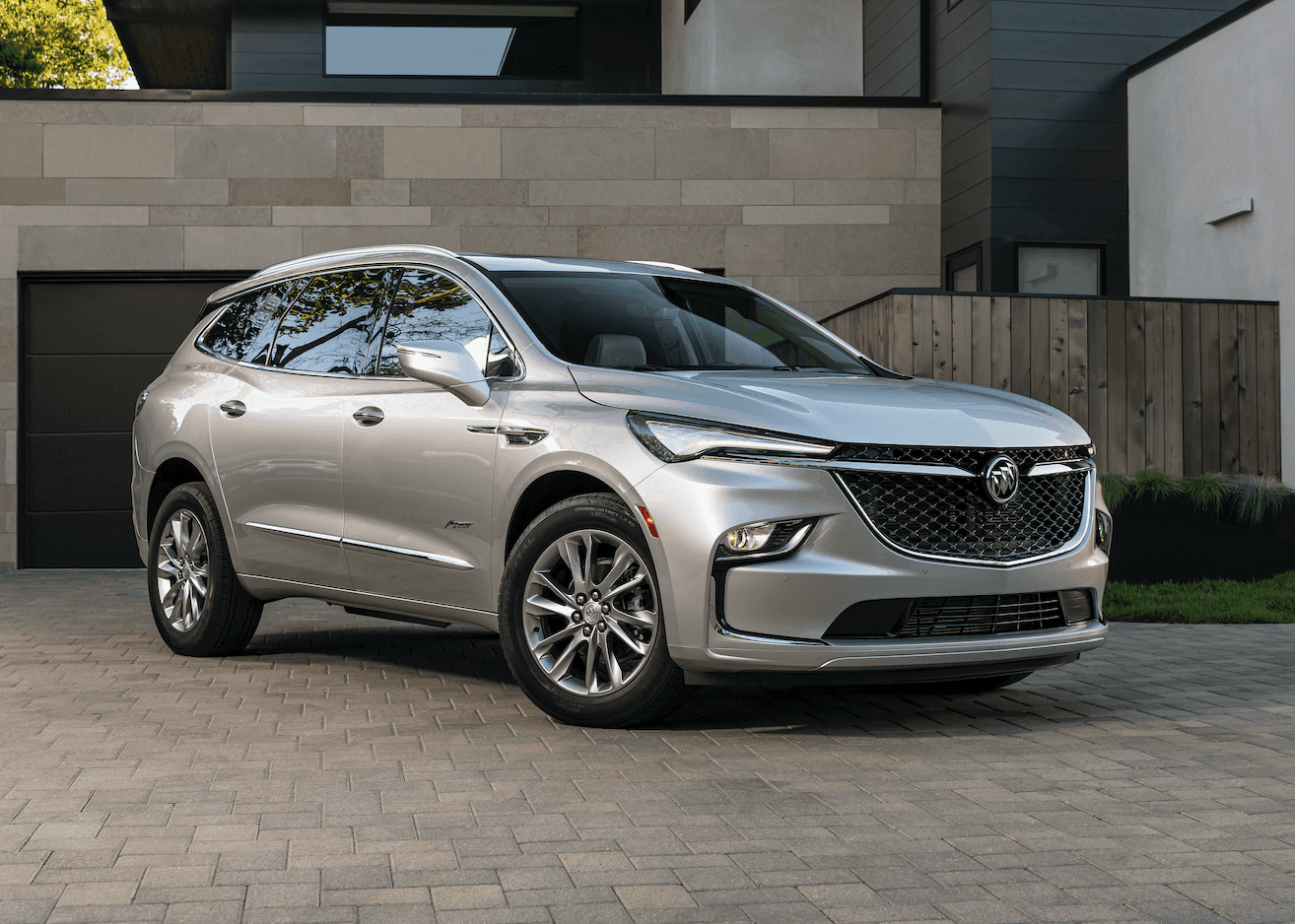 image of a silver 2023 buick enclave