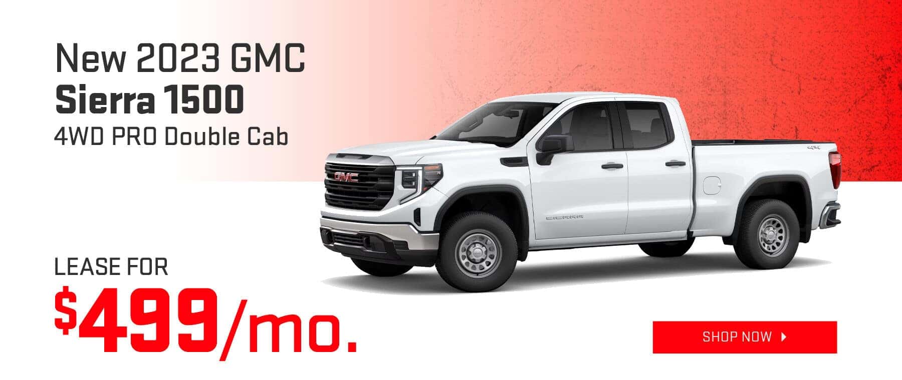 New 2023 GMC Sierra 1500 4WD PRO Double Cab