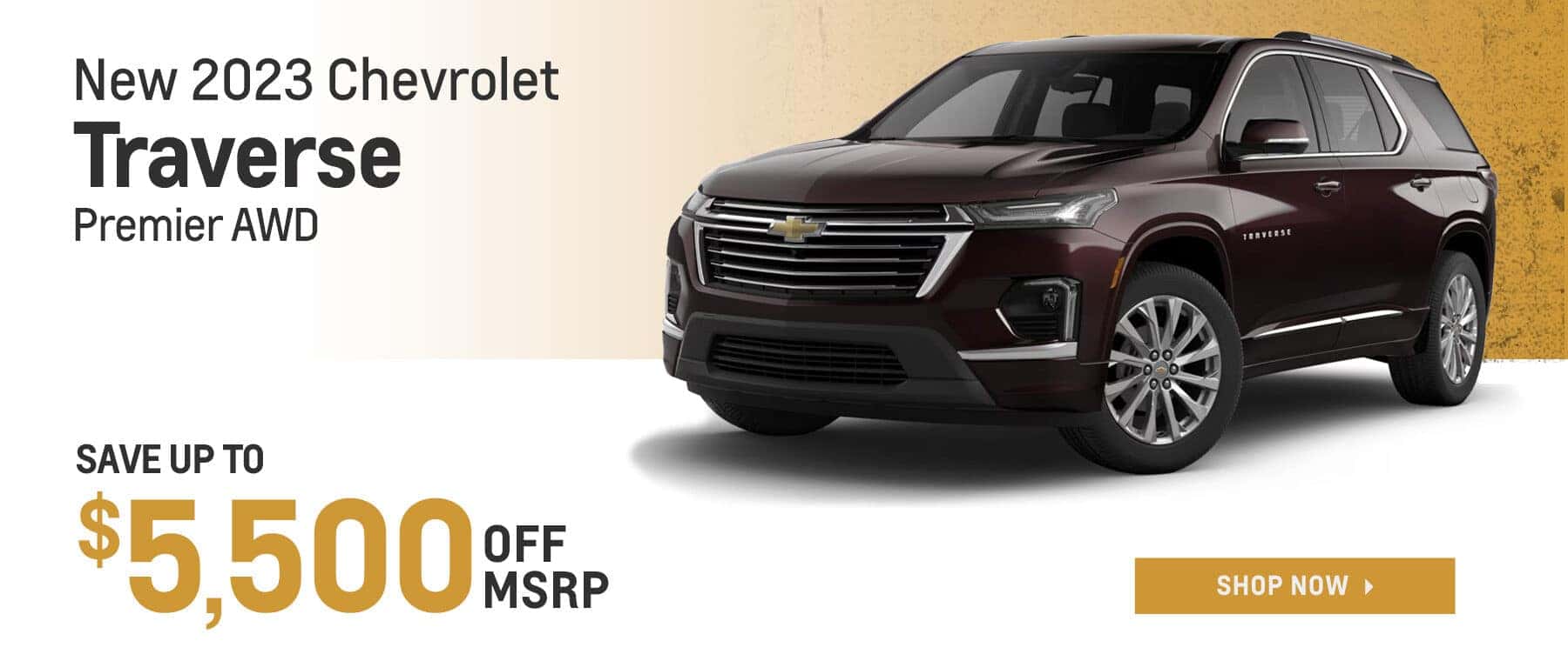 New 2023 Chevy Traverse Premier AWD