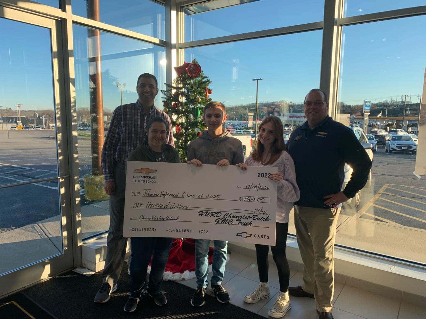 Johnston High Donation