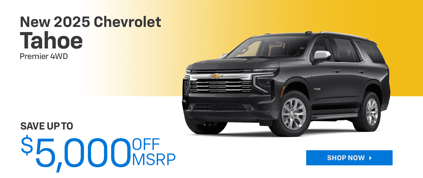 New 2025 Chevrolet Tahoe Premier 4WD