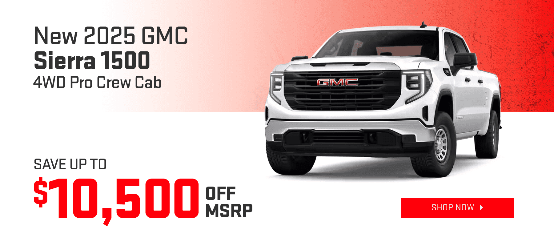 New 2025 GMC Sierra 1500 4WD Pro Crew Cab