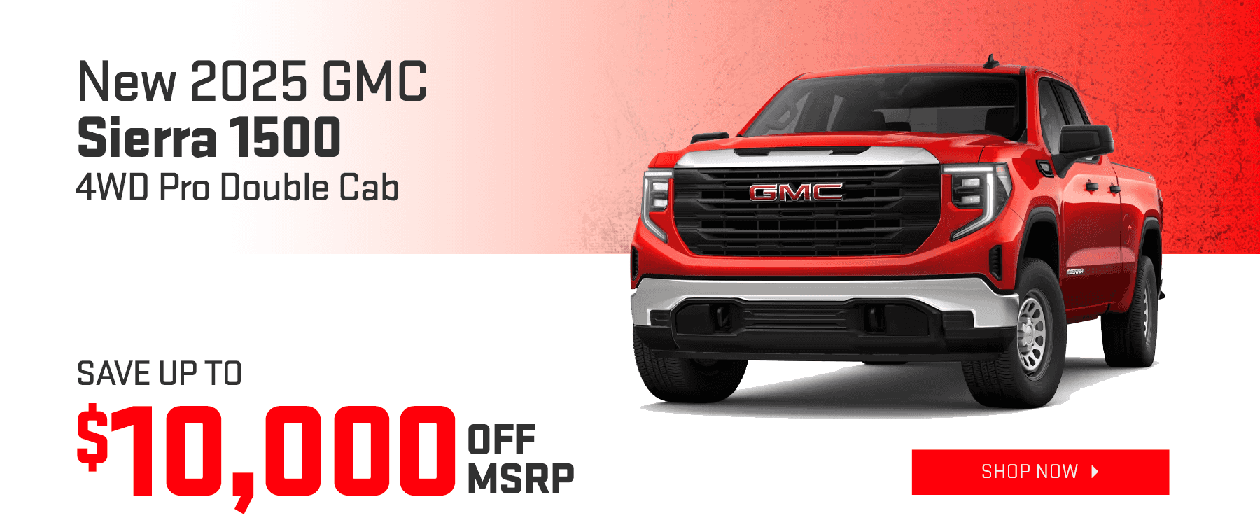 New 2025 GMC Sierra 1500 4WD Pro Double Cab