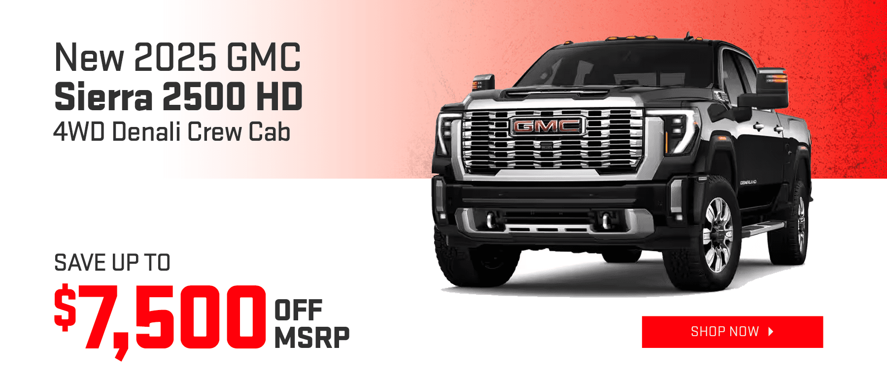 New 2025 GMC Sierra 2500 HD 4WD Denali Crew Cab