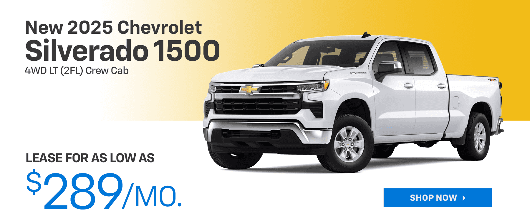 New 2025 Chevrolet Silverado 1500 4WD LT (2FL) Crew Cab