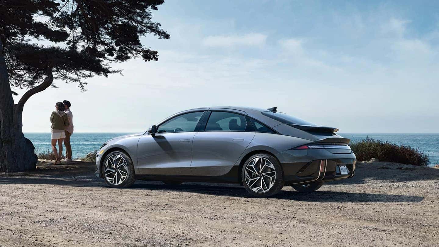 Hyundai Ioniq Parked Side View