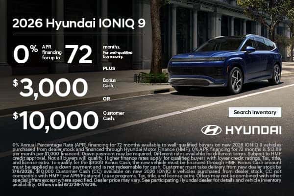 2026 Ioniq 9 Mega offer