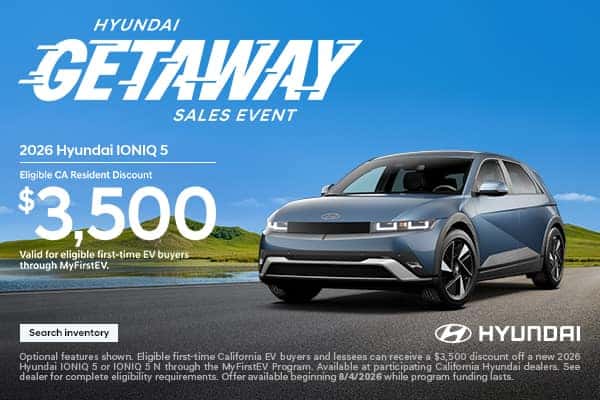 2026 Hyundai Ioniq 5 $3,500 First Time EV Buyer Rebate