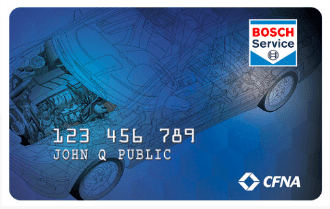 BOSCH Service Credit Card for Financing Auto Repair Financing