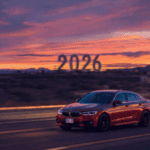 Car Driving in AZ with 2026 in the Back