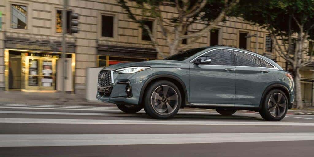 Side profile of the 2025 INFINITI QX55