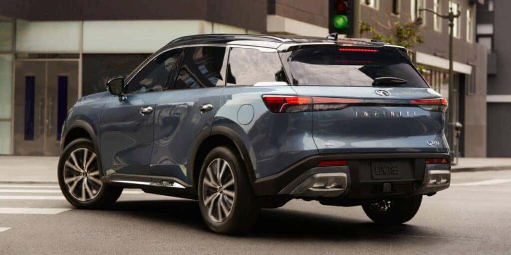 Rear view of 2025 INFINITI QX60
